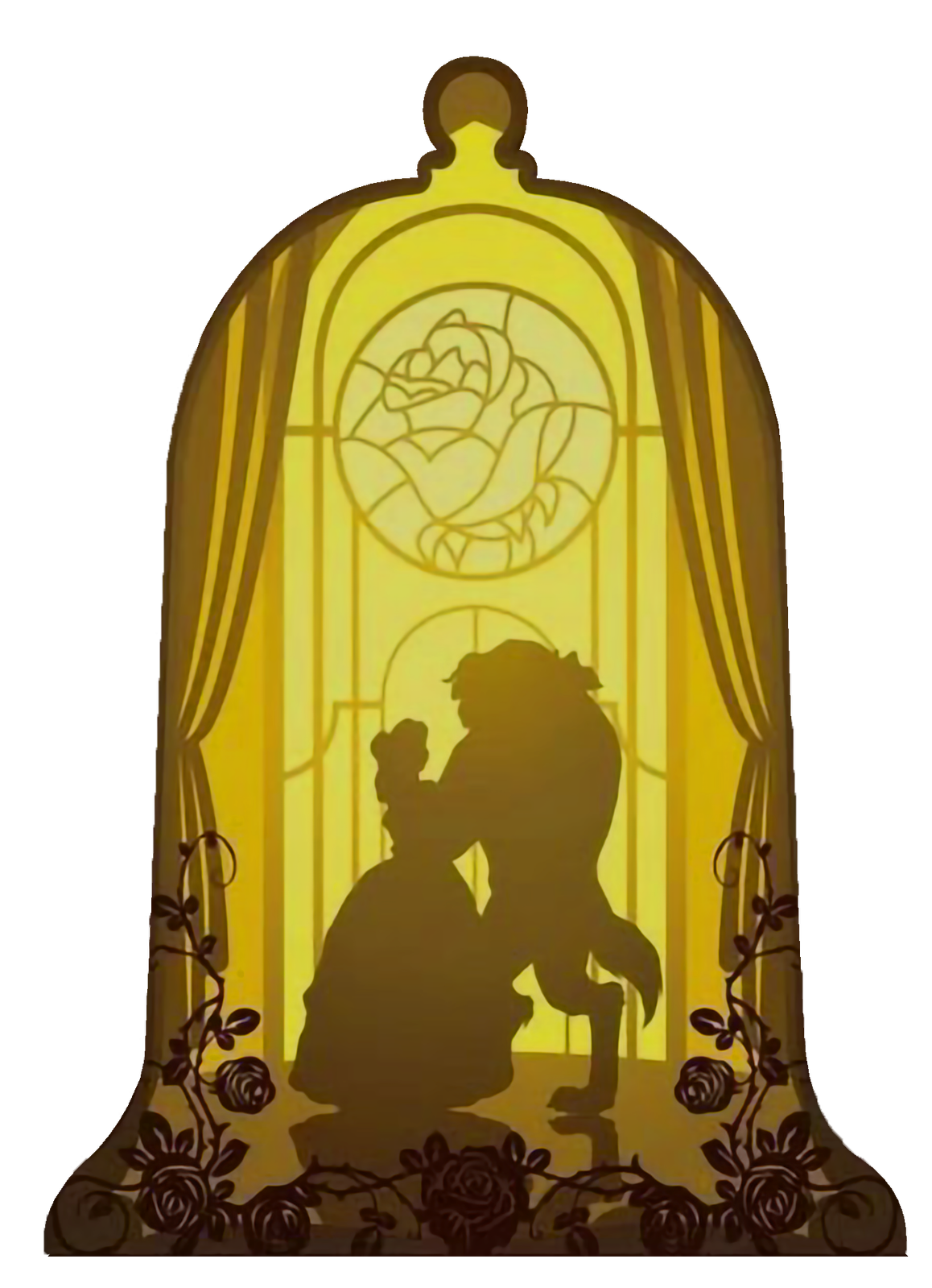 Ilustración romántica de cuento de hadas